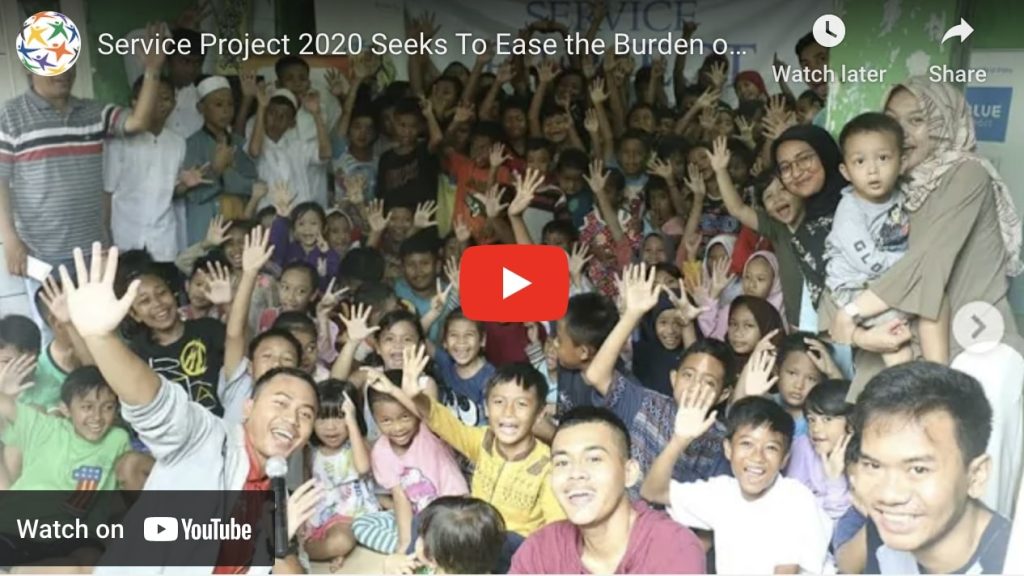 25Service Project 2020 Seeks To Ease the Burden of Orphans Affected by Jakarta Flood