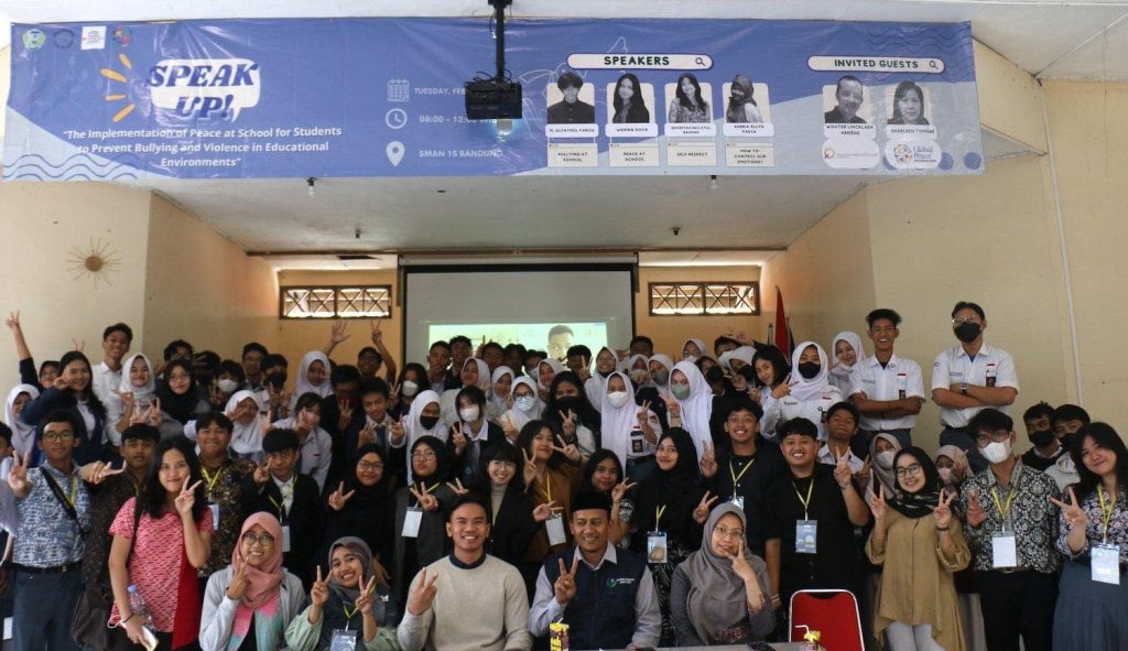 9GPF Indonesia Inspires High School Students to SPEAK UP Against Bullying
